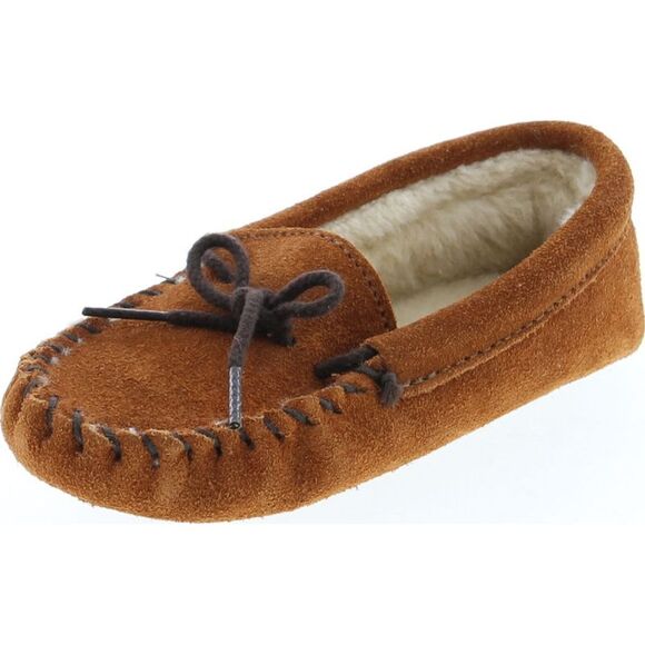 Minnetonka 2363 Brown ToddlerG slippers 10 NEW - Picture 1 of 8